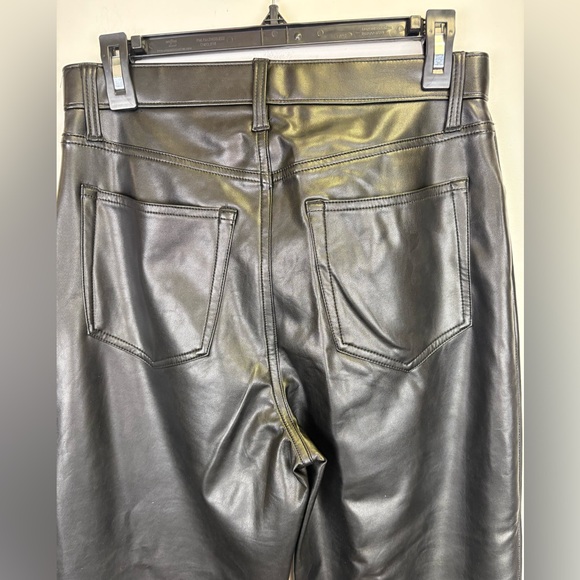 Abercrombie & Fitch 90’s Straight Ultra High Rise Faux Leather Pants/ Size 29 - Picture 7 of 8